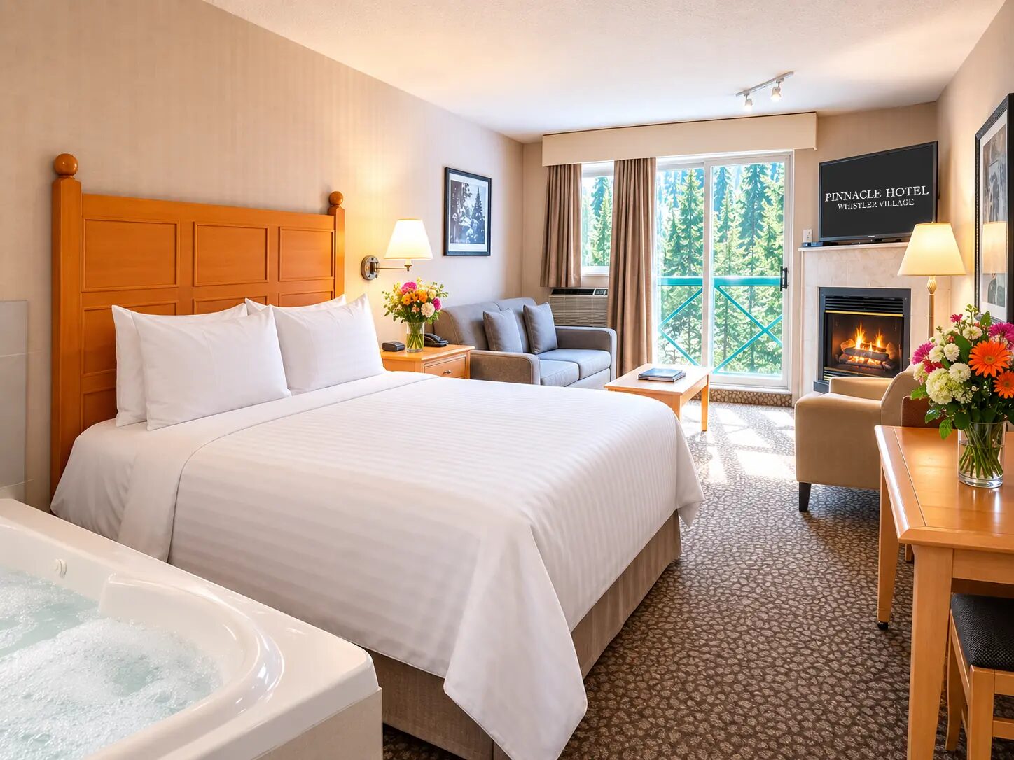 Deluxe Studio suite at Pinnacle Hotel Whistler Village, Whistler Village, photo 1
