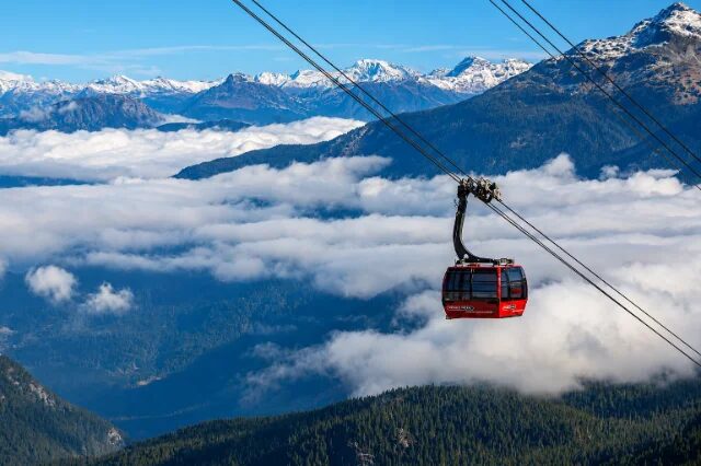 Peak 2 Peak Gondola, 10 min walk from Pinnacle Hotel Whistler Village in Whistler Village